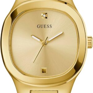 GUESS Ladies Stainless Steel Gold Tone Bracelet Watch (Model: GW0615L2)