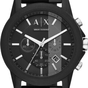 Armani Exchange Men’s Chronograph Dress Watch With Leather, Steel or Silicone Band