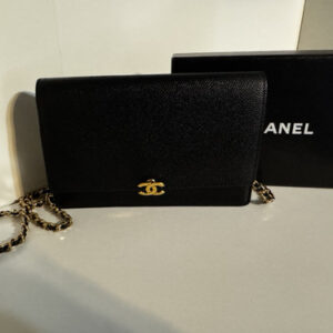 CHANEL Shoulder Bag Chain Red