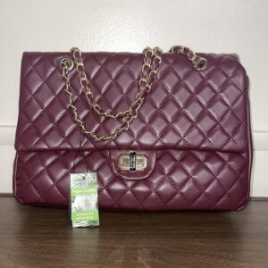 Givenchy Women’s Burgundy Quilted Leather Shoulder Bag