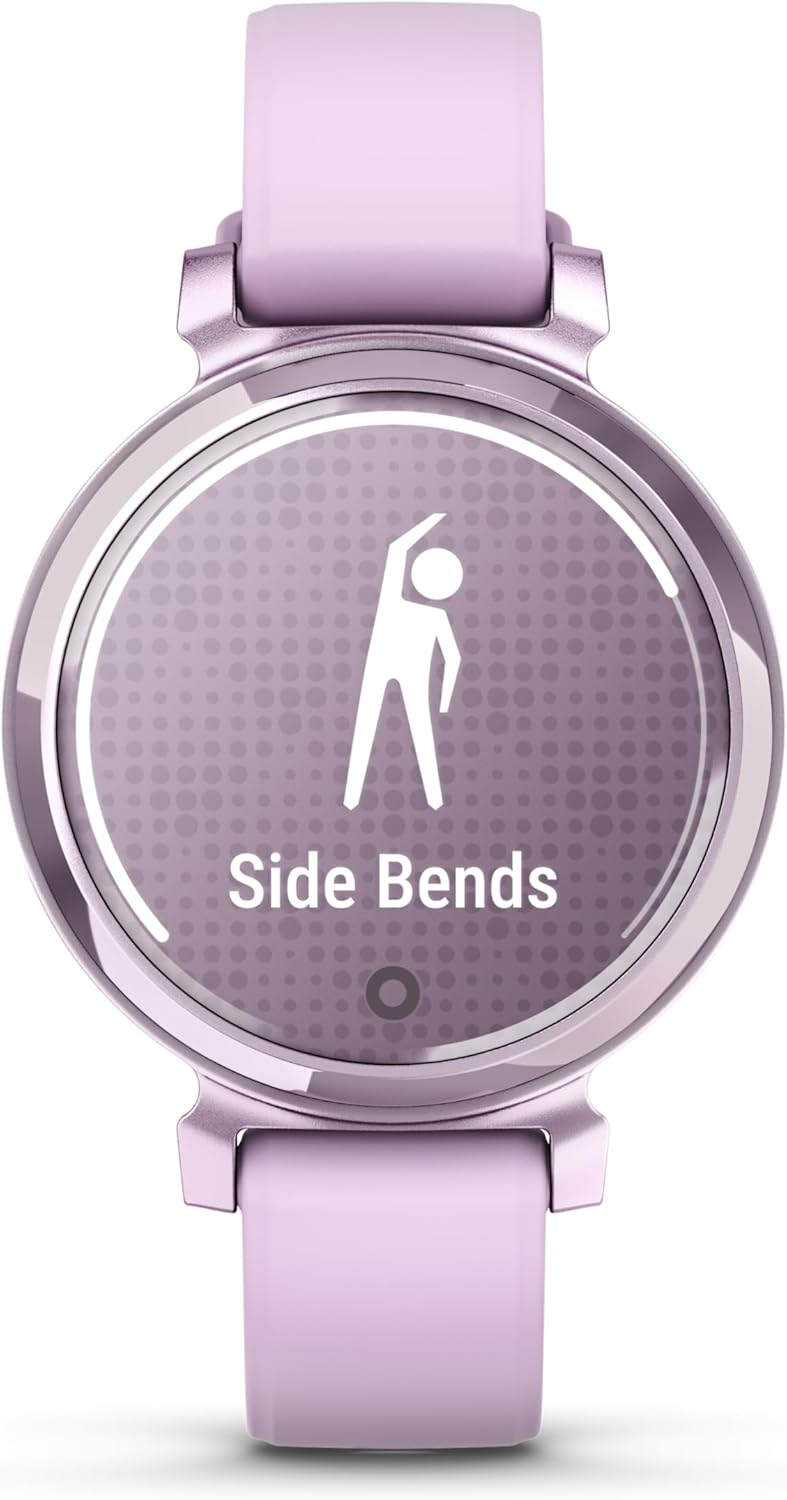 Garmin Lily 2, Small and Stylish Smartwatch, Hidden Display, Patterned Lens, Up to 5 Days Battery Life, Lilac - Image 5