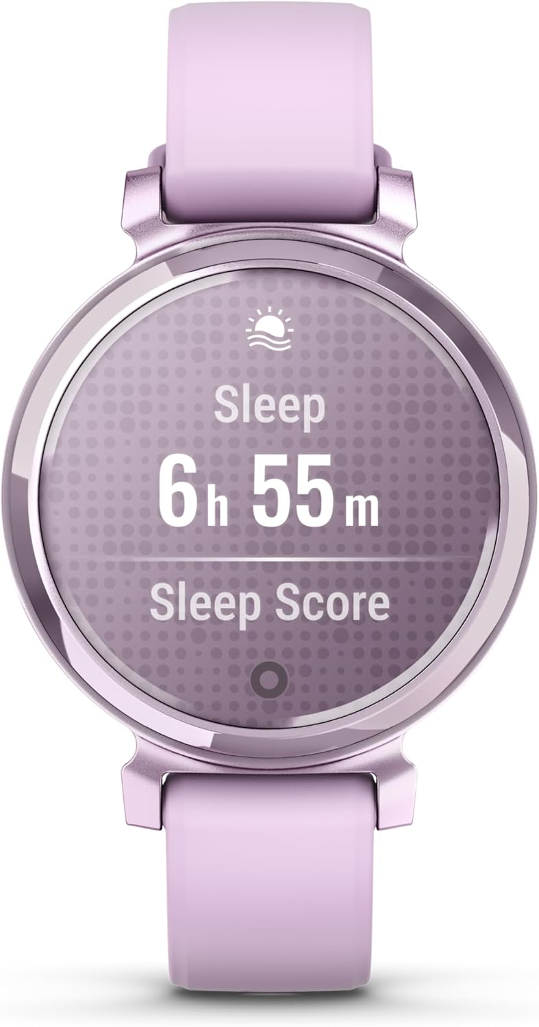 Garmin Lily 2, Small and Stylish Smartwatch, Hidden Display, Patterned Lens, Up to 5 Days Battery Life, Lilac - Image 4