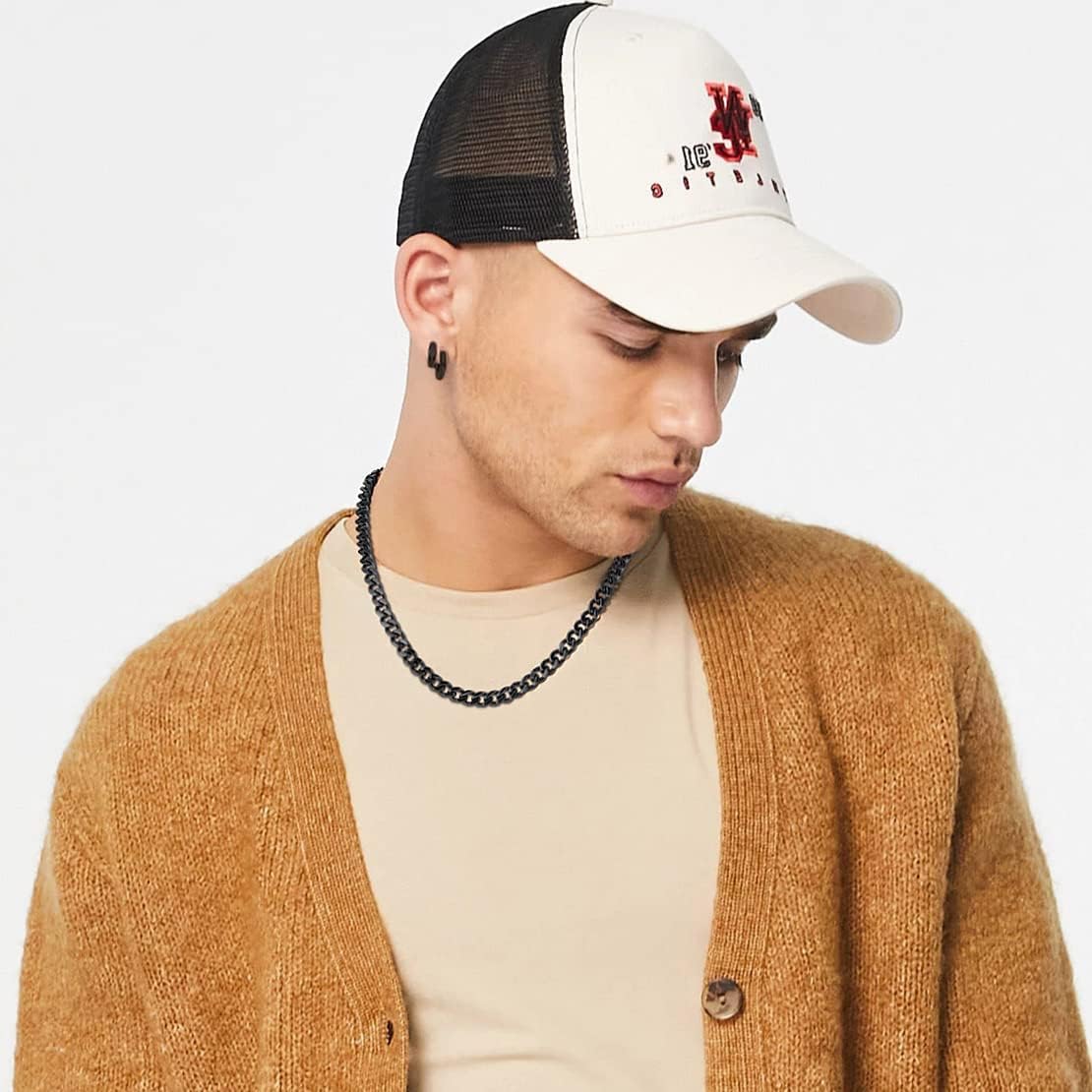 FindChic Sturdy Cuban Link Curb Chain Necklace for Men 18K Gold Plated/Stainless Steel/Black Hip Hop Chains for Women Boys 5MM 7MM 9MM 12MM 14''-30'' 8 Length Options, with Gift Box - Image 7