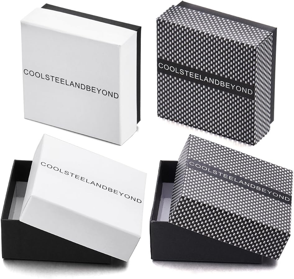 Unique Mens Stainless Steel Curb Chain Link Bracelet with Boxing Glove Silver Color Polished - Image 6