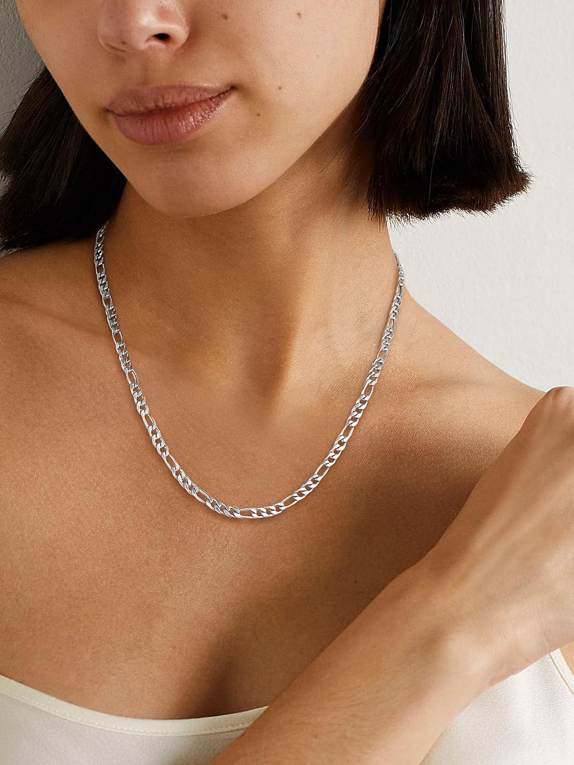 U7 Figaro Chain Necklace, Men's Stainless Steel/Black/Gold Chain 5MM Wide,18-30 Inch Available, Cool & Daliy Fashion Look for Men and Women… - Image 3