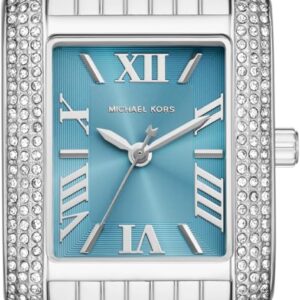 Michael Kors Emery Three-Hand Silver-Tone Stainless Steel Women’s Watch (Model: MK4829)