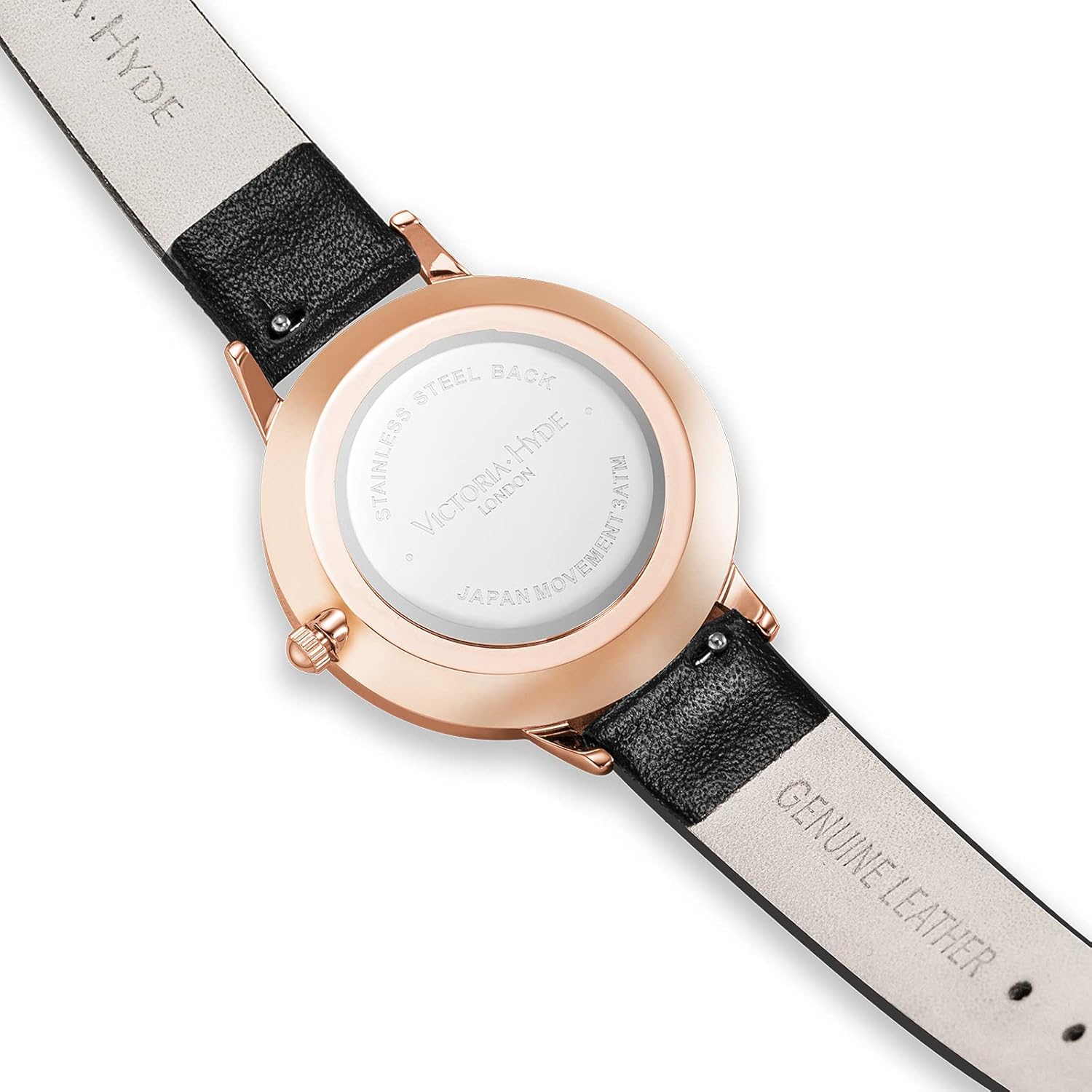 VICTORIA HYDE Quartz Watches for Women Easy Read Genuine Leather Strap Detachable Ladies Wristwatch Gifts - Image 3