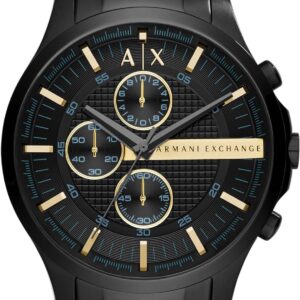 Armani Exchange Men’s AX2164 Analog Display Analog Quartz Black Watch