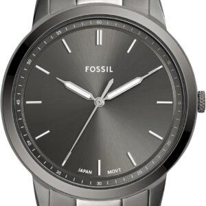 Fossil Minimalist Men’s Watch with Leather or Stainless Steel Band, Chronograph or Analog Watch Display with Slim Case Design