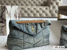 Saint Laurent Tannin Cowhide Large Capacity Cloud Bag