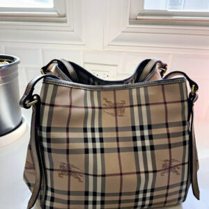 Canterbury Leather Tote, Pale Orchid Burberry Leather Handbag