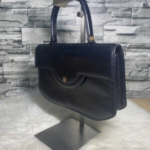 GIVENCHY Shoulder Bag Leather Black Auth bs23920