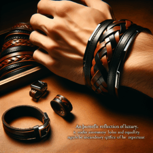 murtoo Mens Leather Bracelet, Braided Brown and Black Leather Bracelet for Men Women, Jewelry Gift Idea for Boyfriend Girlfriend Wife Husband