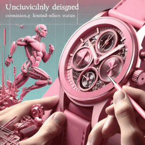 GUESS Mens Sporting Pink Limited Edition Watch