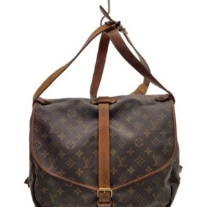 LOUIS VUITTON Shoulder Bag PVC BRW Monogram M42254