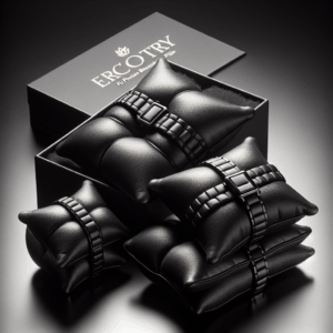 ericotry 6 Pieces PU Leather Bracelet Watch Pillow Small Black Jewelry Pillow Watch Bracelet Bangle Cushions Jewelry Display Pillow ericotry 6 Pieces PU Leather Bracelet Watch Pillow Small Black Jewelry Pillow Watch Bracelet Bangle Cushions Jewelry Display Pillow