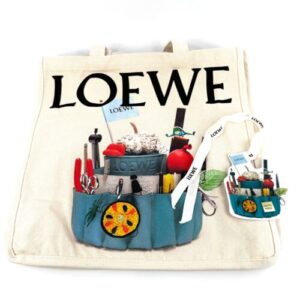 Loewe Crafted World Exhibition Tote Bag – Limited Edition Canvas Gift Bag Auth