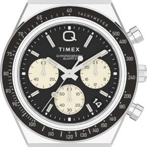Q Timex Chronograph Stainless Steel Bracelet Watch (Model: TW2V42600VQ) Q Timex Chronograph Stainless Steel Bracelet Watch (Model: TW2V42600VQ)