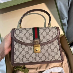 Gucci Ophidia Bag GG Coated Canvas small top handle