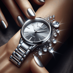 Citizen Eco-Drive Axiom Womens Watch, Stainless Steel, Crystal