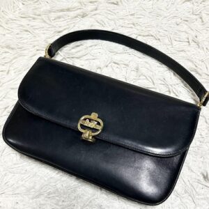 Celine One Shoulder Bag Calf Leather Carriage Hardware Shoulder Bag
