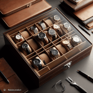 BEWISHOME Watch Box, 20 Slots Watch Case for Men – Luxury Watch Organizer with Glass Top,Smooth Faux Leather Interior, Brown SSH04Y BEWISHOME Watch Box, 20 Slots Watch Case for Men – Luxury Watch Organizer with Glass Top,Smooth Faux Leather Interior, Brown SSH04Y
