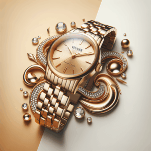 Guess Women’s Dress Gold Tone Stainless Steel Bracelet Watch (Model: GW0384L2)