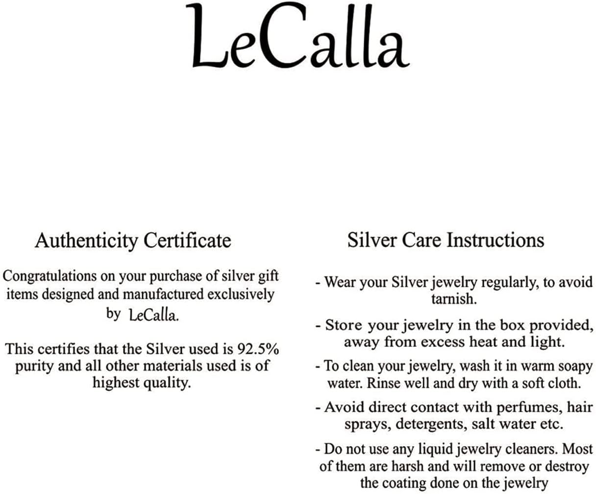 LeCalla Solid 925 Sterling Silver Figaro Link Chain Bracelet | Italian Diamond-Cut Figaro Chain Bracelet for Women Men, Made in Italy (7, 7.5, 8, 8.5, 9 Inches) - Image 7