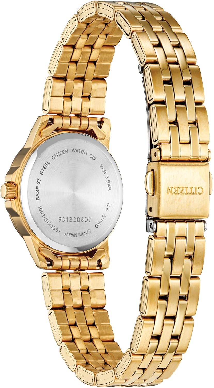 Citizen Quartz WoMen's Watch, Stainless Steel, Classic, Gold-Tone (Model: EQ0603-59F) - Image 3