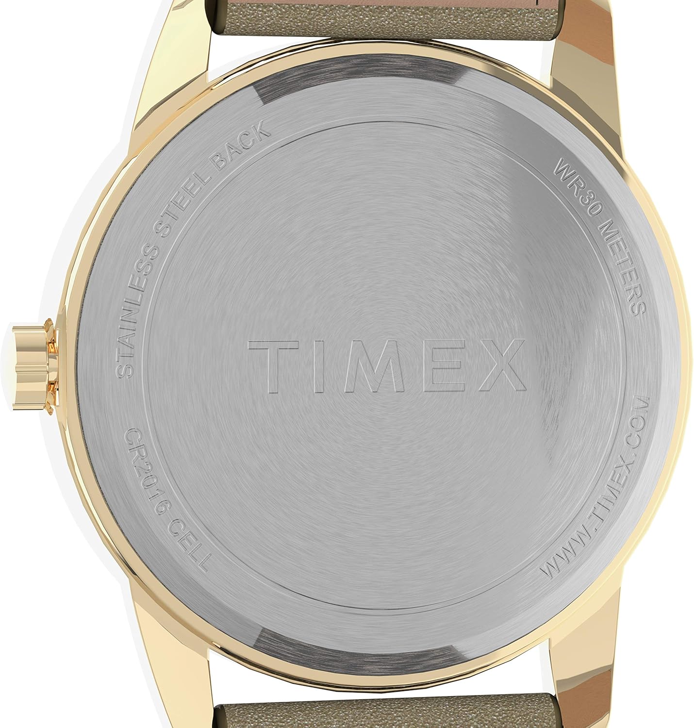 Timex® Easy Reader® 38mm Women's Leather Strap Watch (Model: TW2V047009J) - Image 5