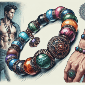 7 Chakras Stone Beads Bracelet – GENASTO Mens Crystals and Healing Stones Bracelet Obsidian Tigers Eye Amethyst Malachite Beads Bracelets Meditation Relax Anxiety for Men Women