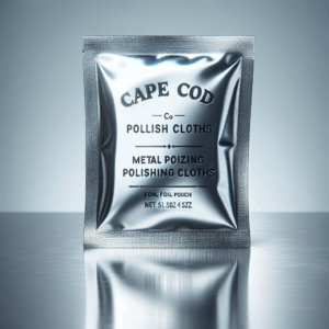 Cape Cod Polish Co Metal Polishing Cloths Foil Pouch 0.53oz, Stainless Steel Cape Cod Polish Co Metal Polishing Cloths Foil Pouch 0.53oz, Stainless Steel