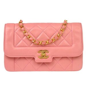 Chanel Pink Lambskin Shoulder Bag 194426