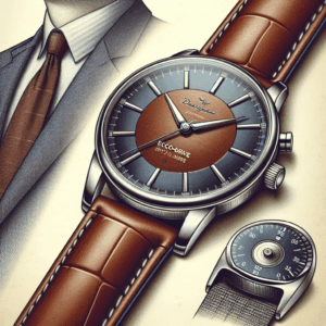 Citizen Eco-Drive Corso Quartz Men’s Watch, Stainless Steel with Leather strap, Classic, Brown (Model: AW1232-04A)