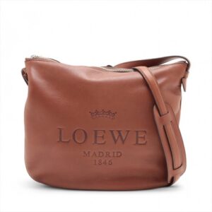 Loewe Heritage Leather Shoulder bag Brown Loewe Heritage Leather Shoulder bag Brown