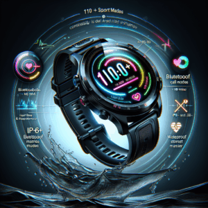 STECEi Smart Watch for Men Women Bluetooth Call, 1.85″ HD Screen Smartwatch with Heart Rate/Sleep Monitor, 110+ Sport Modes Activity Trackers IP68 Waterproof, Fitness Watch for Android iOS, Pure Black STECEi Smart Watch for Men Women Bluetooth Call, 1.85″ HD Screen Smartwatch with Heart Rate/Sleep Monitor, 110+ Sport Modes Activity Trackers IP68 Waterproof, Fitness Watch for Android iOS, Pure Black