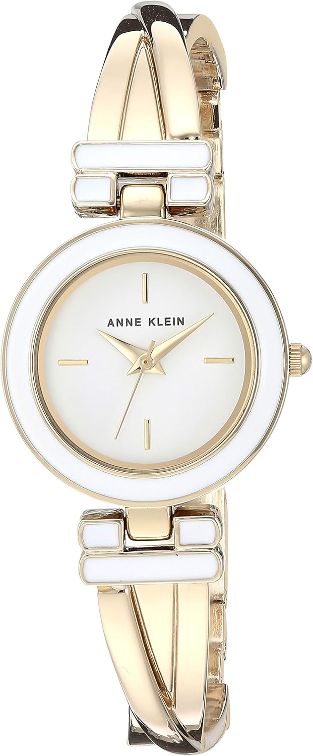 Anne Klein Women's Bangle Watch and Premium Crystal Accented Bracelet Set - Image 3