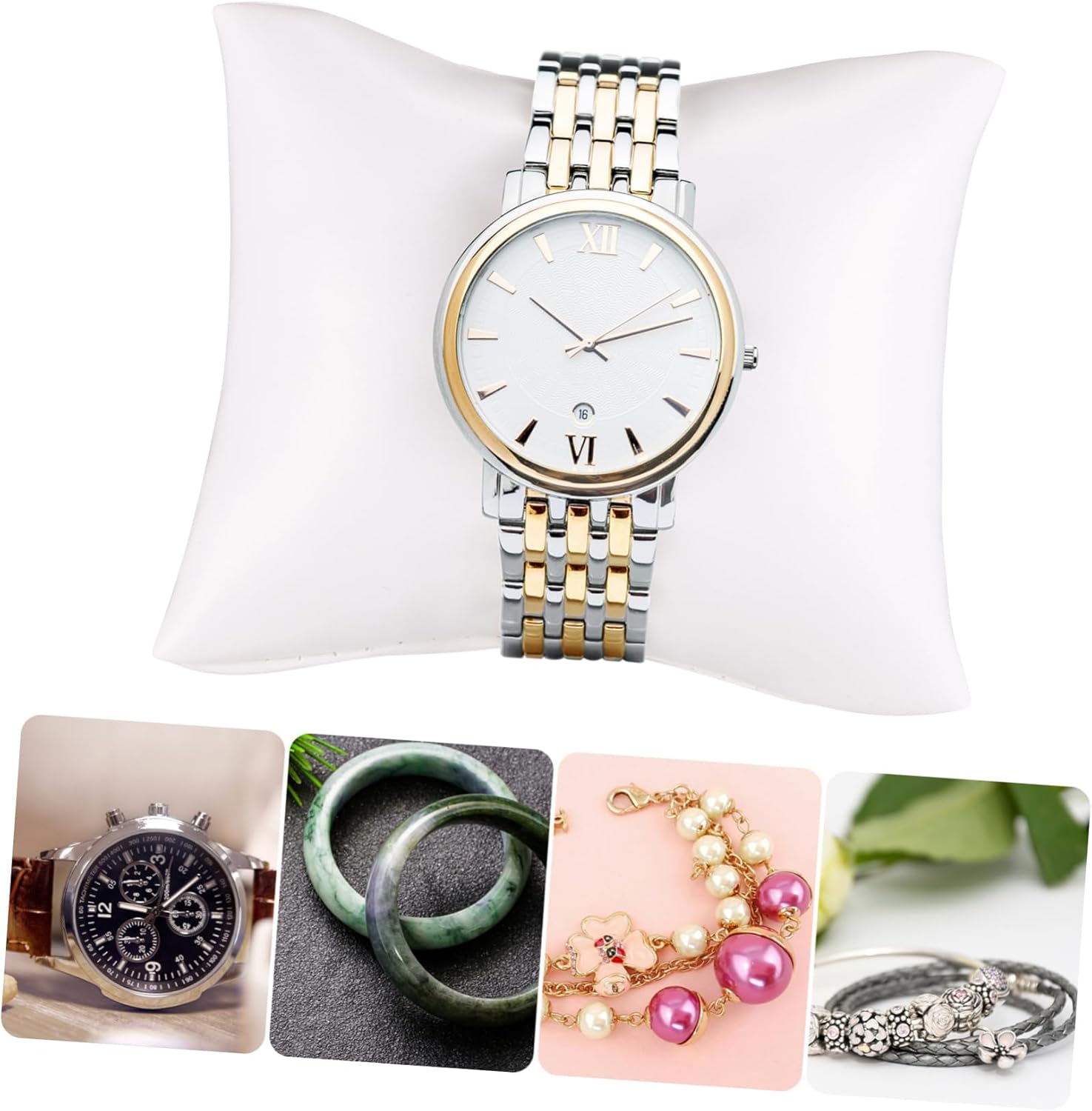 KESYOO 10pcs Small Pu Display Pillows for Watches and Bracelets Soft Jewelry Holders for Storage and - Image 3