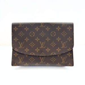 LOUIS VUITTON Monogram Pochette Rabat 23 Clutch Bag Leather LV Auth