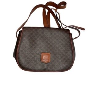 Celine Vtg Macadam Messenger Bag, Size Small, See Description – Sold As Is