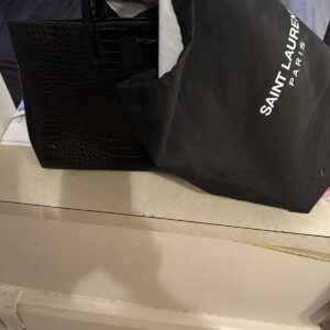 New Saint Laurent Nano Sac De Jour Bag Women’s Black Satchel Handbag Leather