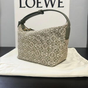 Loewe Cubi Shoulder Bag Green – Hot new in box – Free Shipping