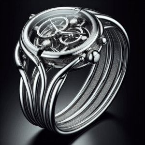 Fossil Women’s Quartz Stainless Steel Two-Hand Ring Watch