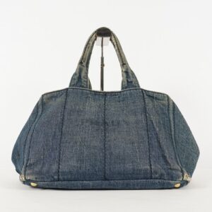 PRADA Tote Bag Cotton IDG Plain B1877B XY49