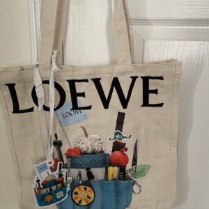 Loewe Crafted World Exhibition Gift Tote Bag Loewe Exhibition Limited Canvas