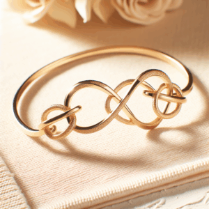 PAVOI 14K Gold Plated Forever Love Knot Bracelet for Women – Dainty Gold Infinity Bracelet – Elegant Tie the Knot Bracelet – Trending Fashion Jewelry