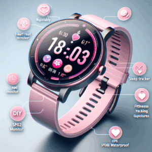 Smart Watch, Colesma Smart Watch for Women 1.83″ Fitness Tracker, Bluetooth Call, DIY Dial, Heart Rate SpO2 Steps Sleep Monitor, 120+ Sports Modes, IP68 Waterproof Smartwatch for Android & iOS Pink Smart Watch, Colesma Smart Watch for Women 1.83″ Fitness Tracker, Bluetooth Call, DIY Dial, Heart Rate SpO2 Steps Sleep Monitor, 120+ Sports Modes, IP68 Waterproof Smartwatch for Android & iOS Pink