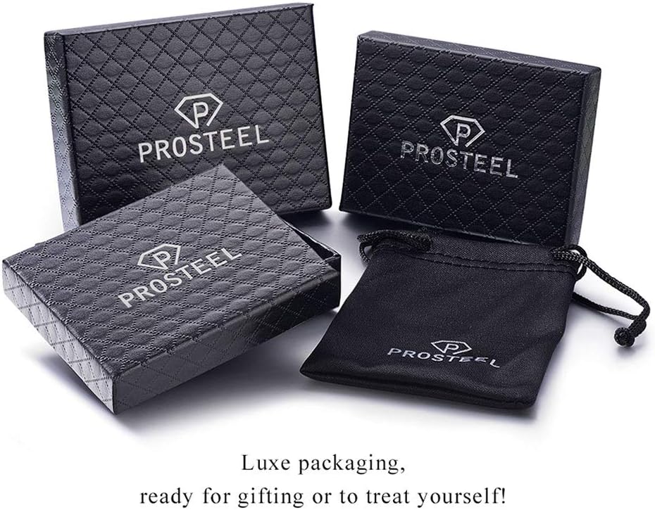 Initial Letter Pendant Necklace for Men Women, Capital Letter Necklaces A to Z, Black/Yellow Gold Plated Stainless Steel Jewelry, Customize Text Available, Box Chain 20-22 inch Adjustable - Image 7