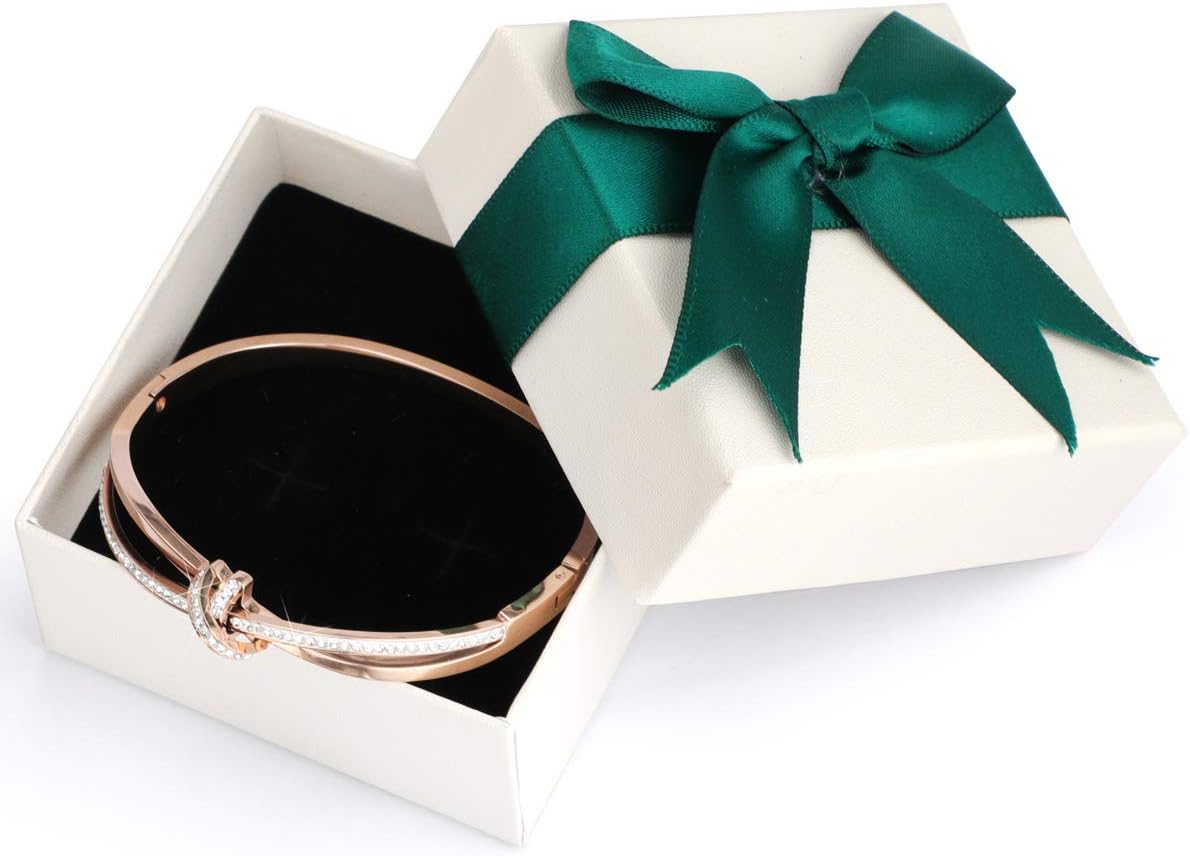 PHOGARY Bracelets for Women, Charm Rose Gold Knot Bracelet for Jewelry Gifts, Classic Bracelets Crystals Birthday Thanksgiving Christmas Xmas Fashion Jewelry Gift for Mum Mother Wife Girlfriend Her - Image 3