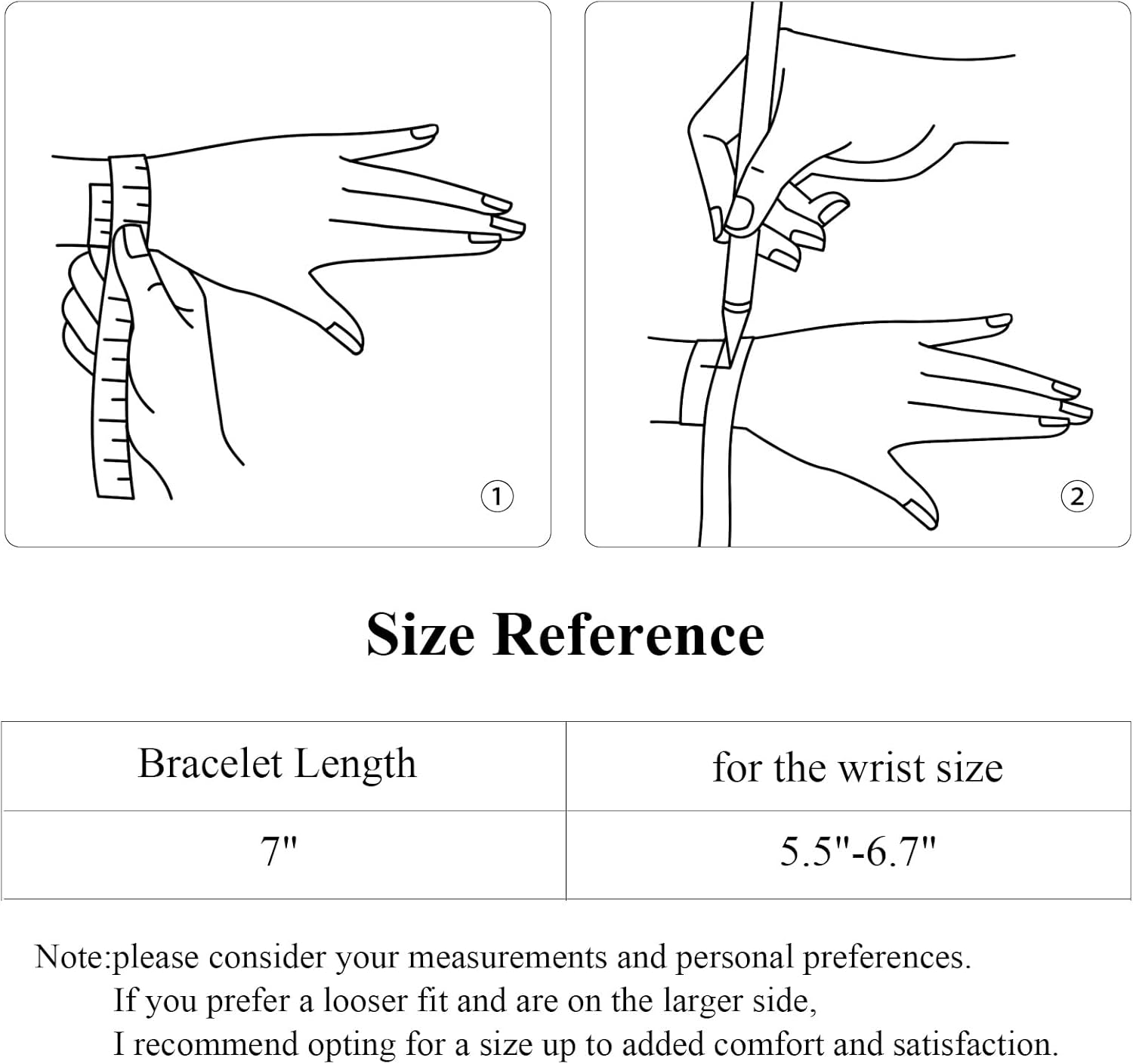 MPRAINBOW Personalized Women Thick Link Bracelet - Love Quote Name ID Engraved Link Bracelet,Adjustable Watch Band Chain Wristband Jewelry Gifts to Lover Girlfriend Wife Mom Sister - Image 6